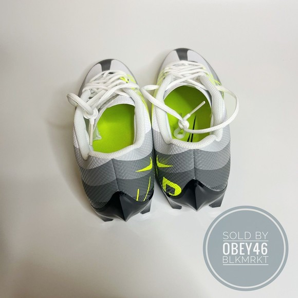 Nike Vapor Edge Speed 360 Volt/White/Grey Football Cleats DQ5110-071 - Picture 4 of 6